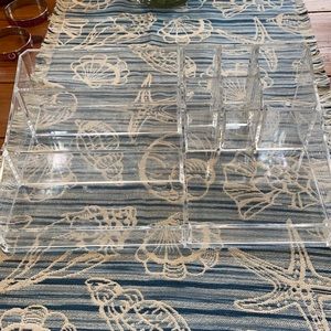 Large makeup organizer.